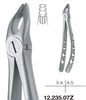 Roba Extraction Forceps, Upper Premolars (12.235.07Z) - Blue & Green Inc.