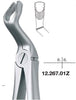 Roba Extraction Forceps, Upper Wisdom Teeth (12.267.01Z) - Blue & Green Inc.