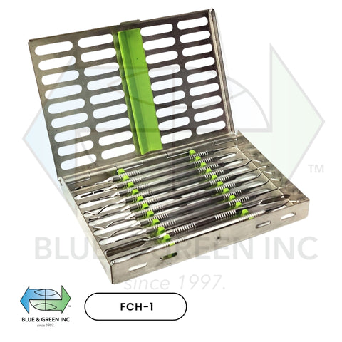 Filling Instruments Kit - Classic Handle (FCH-1) - Blue & Green Inc.