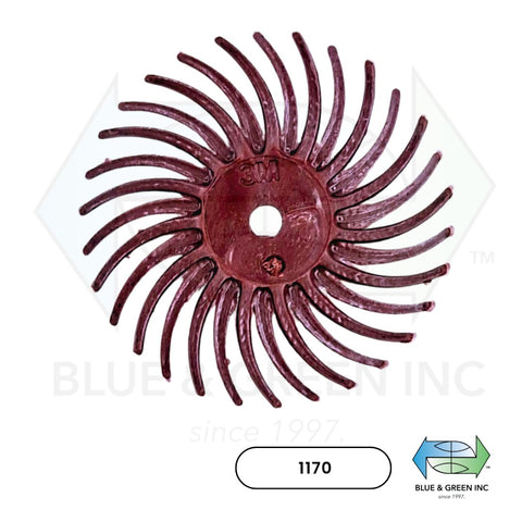 Abrasive-impregnated brushes (1170) - Blue & Green Inc.
