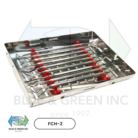 Filling Instruments Kit - Classic Handle (FCH-2) - Blue & Green Inc.