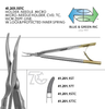 Micro Needle Holder w/ Lock, Straight or Curved (41.201.15TC) - Blue & Green Inc.