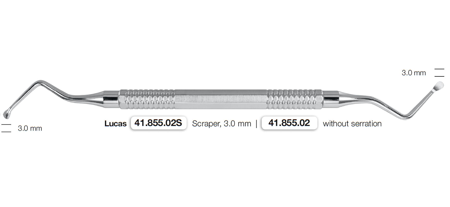 Dental Lucas Surgical Bone Curette 87 Double Ended – John Dental Supplies Inc Dental Lucas Surgical Bone Curette 87 Double Ended – John Dental Supplies Inc