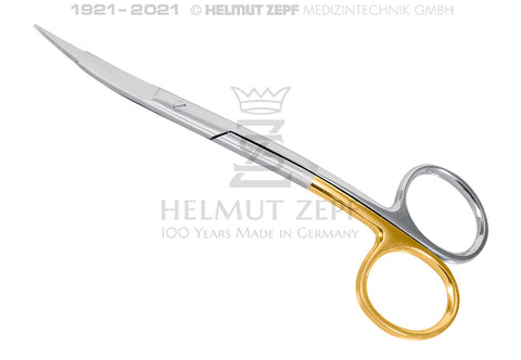 Scissors, Surgical Tissue, Dental Gum Scissors, 11.5 cm (46.207.13SC) - Blue & Green Inc.