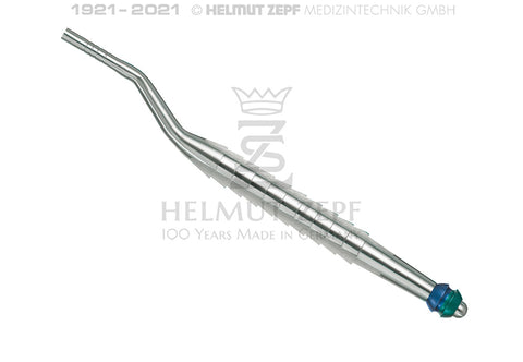 Osteotome, Concave, Angulated, For Implants with 5.0/6.0, Blue/Green mark (47.943.43) - Blue & Green Inc.