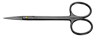 Iris Scissors, straight, super-cut, onyx-coating (46.050.11TISC) - Blue & Green Inc.