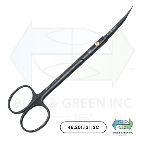Onyx Goldman-Fox Scissors, 13cm, Straight (46.201.13TISC) - Blue & Green Inc.