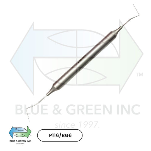 Offset double sided William Probe P116/BG6 - Blue & Green Inc.