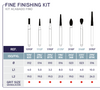 Diamond Bur - Fine Finishing Kit, Aluminum Bur Block (10.801.003A) - Blue & Green Inc.