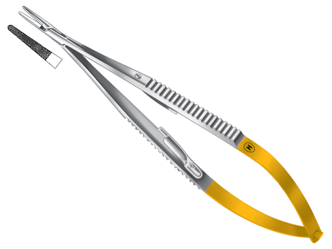 Micro needle holder (HSD 310-14) - Blue & Green Inc.
