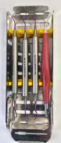 Implant scaler kit, titanium - Blue & Green Inc.