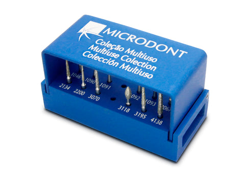 Diamond Bur kit - Multi use Collection Kit, Aluminum Bur Block (10.803.001A) - Blue & Green Inc.