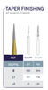Carbide Finishing Burs - 30 Blades Taper - Blue & Green Inc.