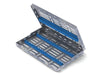 Stainless Steel Cassette 28 x 18 - 20 instruments (182058) - Blue & Green Inc.