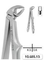 Childrens Forceps, Roba Edition, Lower Roots (10.685.13) Forceps - Blue & Green Inc.