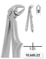 Childrens Forceps, Roba Edition, Lower Molars (10.685.22) Forceps - Blue & Green Inc.