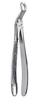 Cowhorn Extraction Forceps, Upper 8th Molars Left (10.067.17) Forceps - Blue & Green Inc.