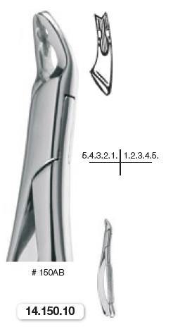 Extraction Forceps, Upper, Universal (14.150.10) Forceps - Blue & Green Inc.