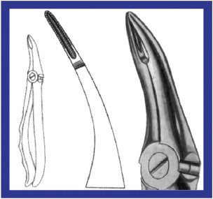 Extraction Forceps for Upper Roots (144 SP) - Blue & Green Inc.