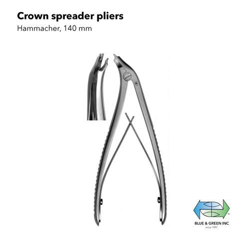 Crown spreader pliers (Z 164-14) Plier - Blue & Green Inc.