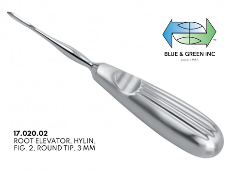 Hylin Root Elevator 3.0mm (17.020.02) Elevator - Blue & Green Inc.