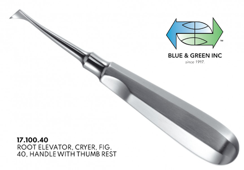 Cryer Root Elevator, Right (17.100.40) Elevator - Blue & Green Inc.