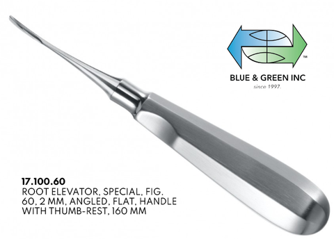 Apical Elevator 2.0mm (17.100.60) Elevator - Blue & Green Inc.