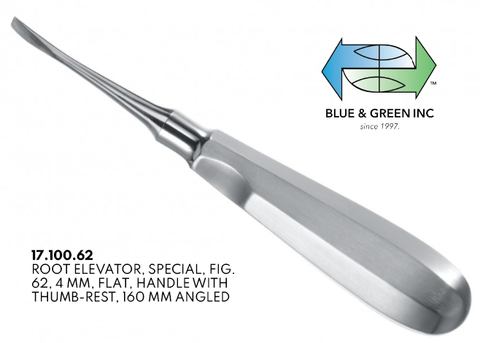 Apical Elevator 4mm (17.100.62) Elevator - Blue & Green Inc.