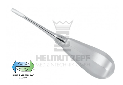 Root Elevator, Luxator, 4mm, Bein Handle (17.101.62)Helmut Zepf