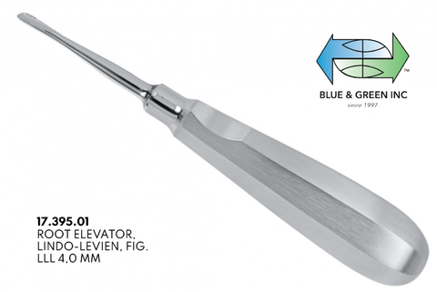 Root Elevator 4mm (17.395.01) - Blue & Green Inc.