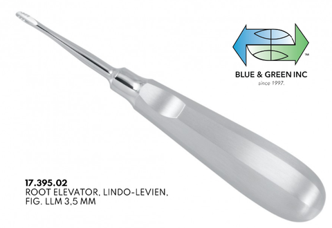 Root Elevator Serrated 3.5mm (17.395.02) - Blue & Green Inc.