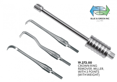 Crown Remover, Weighted (19.272.00) Crown Remover - Blue & Green Inc.