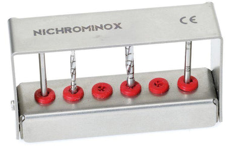 PLUG'IN 6 Holes 4CM (206002) Bur Holder - Blue & Green Inc.