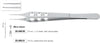 Micro-Adson Perforated Atraumatic Tissue Forceps 15cm (22.489.00 + 22.489.01) Tissue Forceps - Blue & Green Inc.