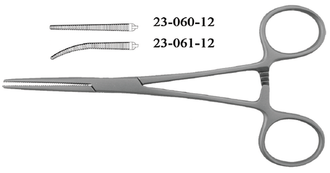 Hartman Haemostat, Curved or Straight (23.060.12 or 23.061.12) - Blue & Green Inc.