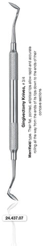 Periodontic Gingivectomy Knife (24.437.07) Perio Knife - Blue & Green Inc.