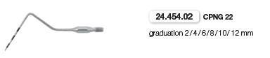 Periodontal Screening Probe Tips 2/4/6/8/10/12mm (24.454.02) Exchangeable Probe Tips - Blue & Green Inc.