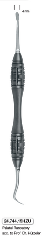 Palatal Raspatory with Touch Grip Handle (24.744.15HZU) raspatory - Blue & Green Inc.