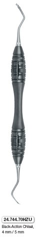 Back Action Chisel 4mm/5mm, with Touch Grip Handle (24.744.70HZU) Chisel - Blue & Green Inc.