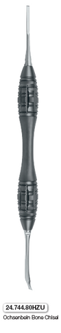Ochsenbein Bone Chisel, with Touch Grip handle (24.744.80HZU) Bone Chisel - Blue & Green Inc.