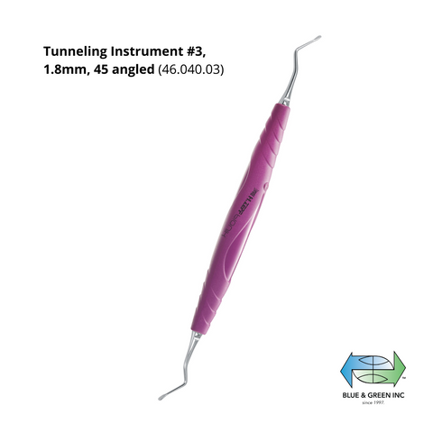 Tunneling Instrument #3, 1.8mm, 45° angled (46.040.03)Helmut Zepf