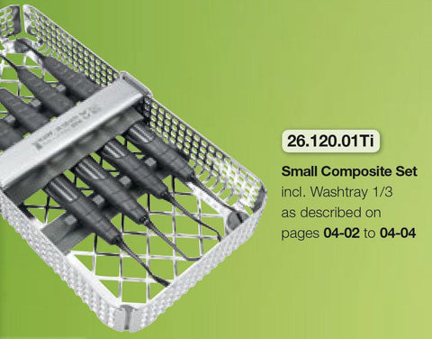 Instruments kit - Small Composite instruments  kit (26.120.01TI) Composite Instruments - Blue & Green Inc.