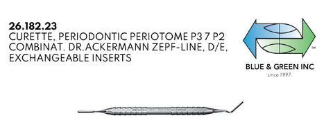 Double Ended Periotome (26.182.23) - Blue & Green Inc.