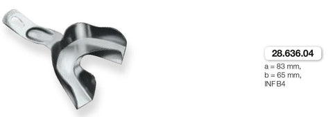 Anatomic Ehricke, Regulars, Lower Jaw (28.636.00-04) Impression Tray - Blue & Green Inc.
