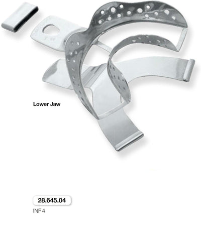 Implantology Impression Tray, Lower Jaw (28.645.01) Impression Tray - Blue & Green Inc.