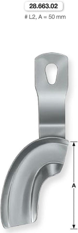 Partial Impression Tray Left/Right (28.663.02-03 + 28.664.02-03) Impression Tray - Blue & Green Inc.
