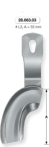 Partial Impression Tray Left/Right (28.663.02-03 + 28.664.02-03) Impression Tray - Blue & Green Inc.