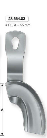 Partial Impression Tray Left/Right (28.663.02-03 + 28.664.02-03) Impression Tray - Blue & Green Inc.