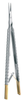 Micro Needle Holder w/ Lock, Straight or Curved (41.200.15TC , 41.201.15TC , 41.200.17TC , 41.201.17TC) Needle Holder - Blue & Green Inc.