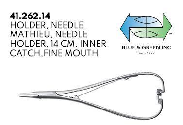 Mathieu Needle Holder (41.262.14 & 41.262.17) Needle Holder - Blue & Green Inc.